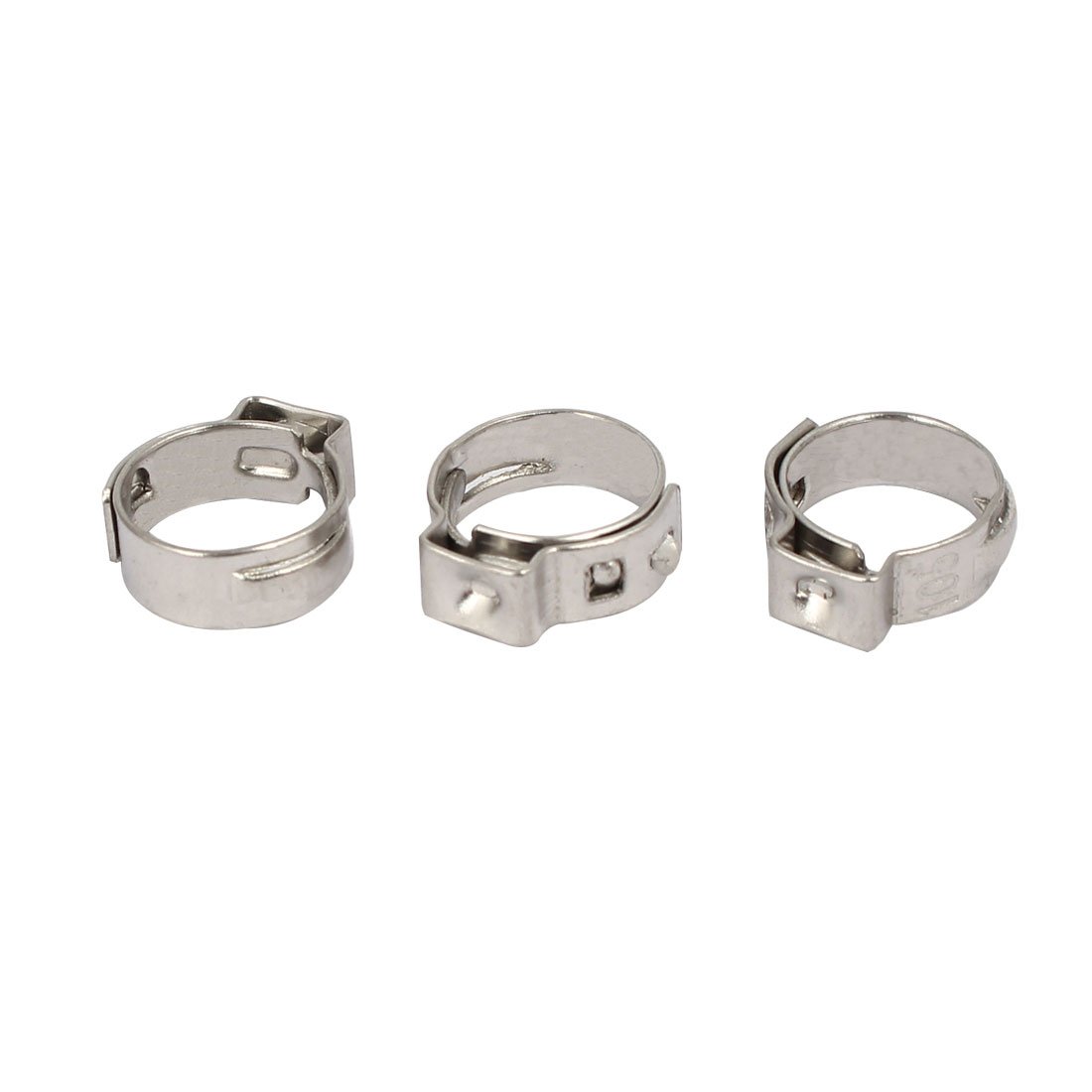 Aexit 8.8mm-10.5mm 304 Clamps Stainless Steel Adjustable Cable Pipe Tight Hose Strap Clamps Clamps 3pcs