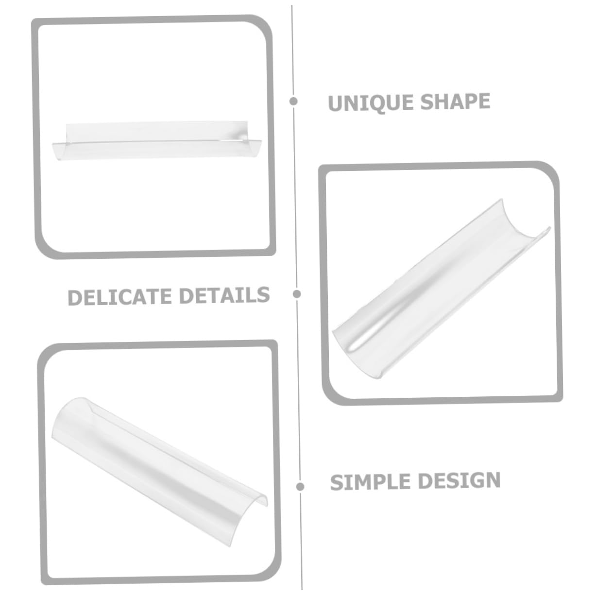 Cabilock 5 Stück Rollen Dessertformen Küchenform Dessertherstellung Form Acryl