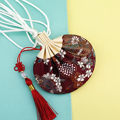 4 bolsas cariadas chinas para joyas con cordón miniatura 1