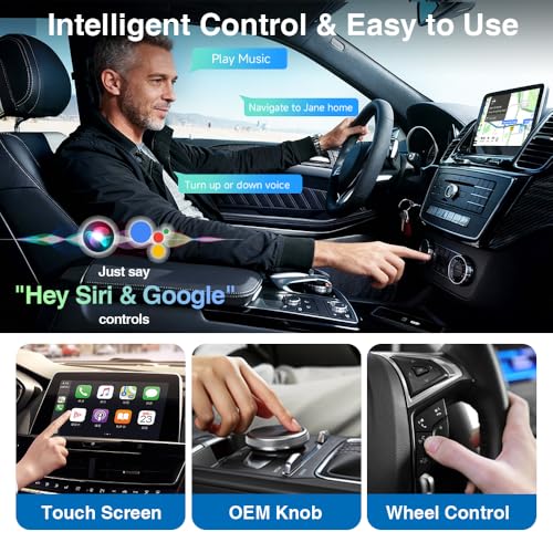 ABEAUROOSE Wireless CarPlay Adapter, Wired to Wireless for CarPlay, Mini USB Design Car Play Adapter, Plug and Play, Stable Connection - image 5