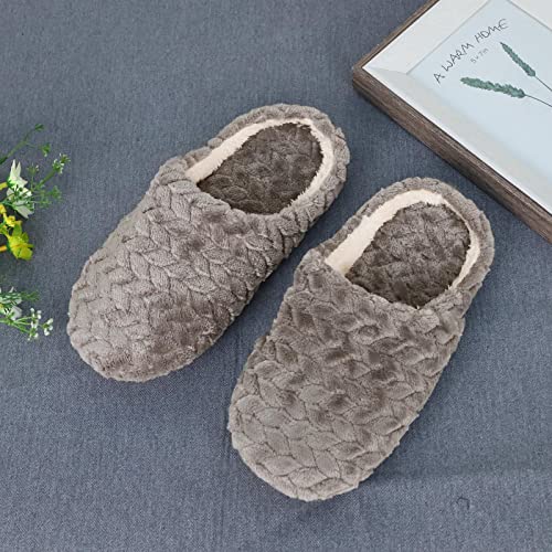 Slippers for Women House Shoes Fuzzy Memory Foam Comfortable Bedroom Shoes Winter Warm Soft Slip On Indoor Slippers Women's Non-Slip Fluffy Fleece Slipper Cozy Plush Home Slides3