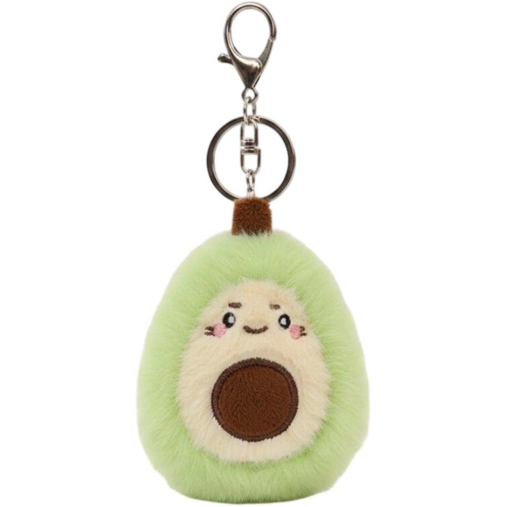 Ymxygz Cute Plush Keychain Fruit Bag Charm Women Girls Novelty Keychain Pendant for Handbag, Backpack, Purse