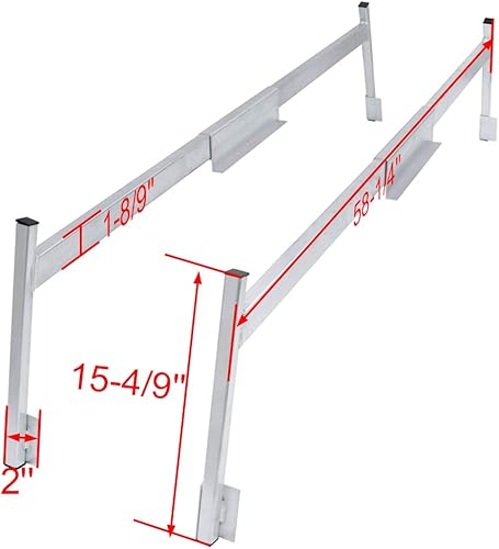 Miniatura 3 de Mountainpeak Tapa de aluminio para camión y escalera de techo para camioneta