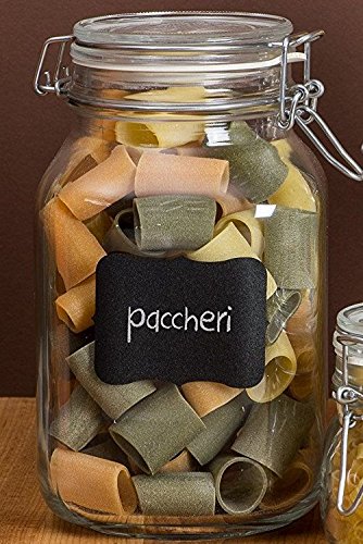Large Chalkboard Labels - Erasable Decorative Chalk Labels - Set Of 54 Reusable Premium Jar Labels - Chalkboard Stickers - Canister Sticker Labels For Stylish Organization, Wedding Decorations, Crafts #TOP6