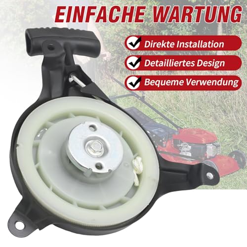 Hoypeyfiy Seilzugstarter Starter, Seilzugstarter Rasenmäher Teile, Ersatz für Einhell GC PM 46 S, Ersatz für Einhell GC PM 46/2 S HW-E