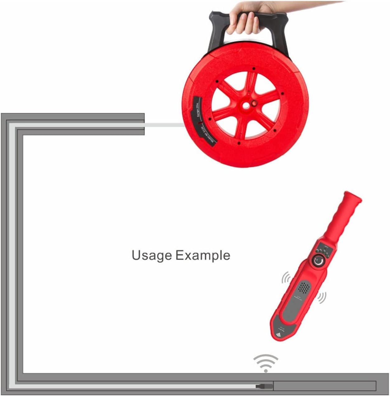 Stud Finder Wall Scanner, Iron Pipe Obstruction, Diagnostic Tool, Scanner, Plumbers Instrument,stud finder(5140-40m Line)