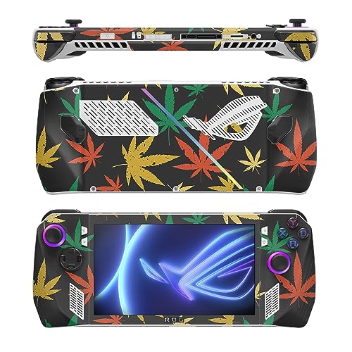Image of MightySkins Skin Compatible with Asus ROG Ally - Rastafari Kush | Protective, Durable, and Unique Vinyl Decal wrap Cover | Easy to Apply, Remove, and Change Styles