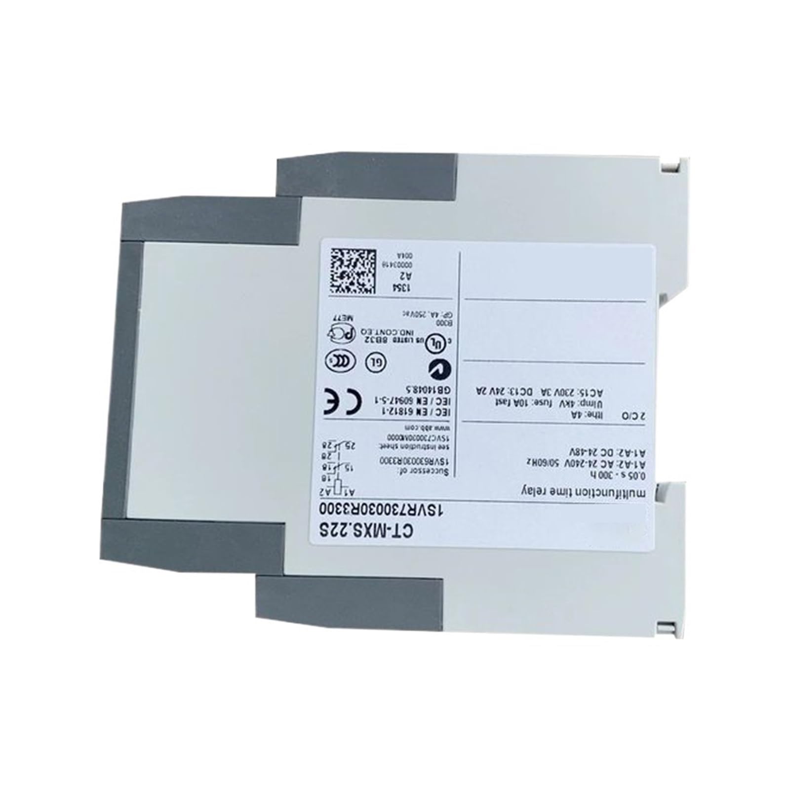 ZVQYSGIW Time relay CT-MXS. 22S, 2c/o, 24-48VDC, 24-240VAC