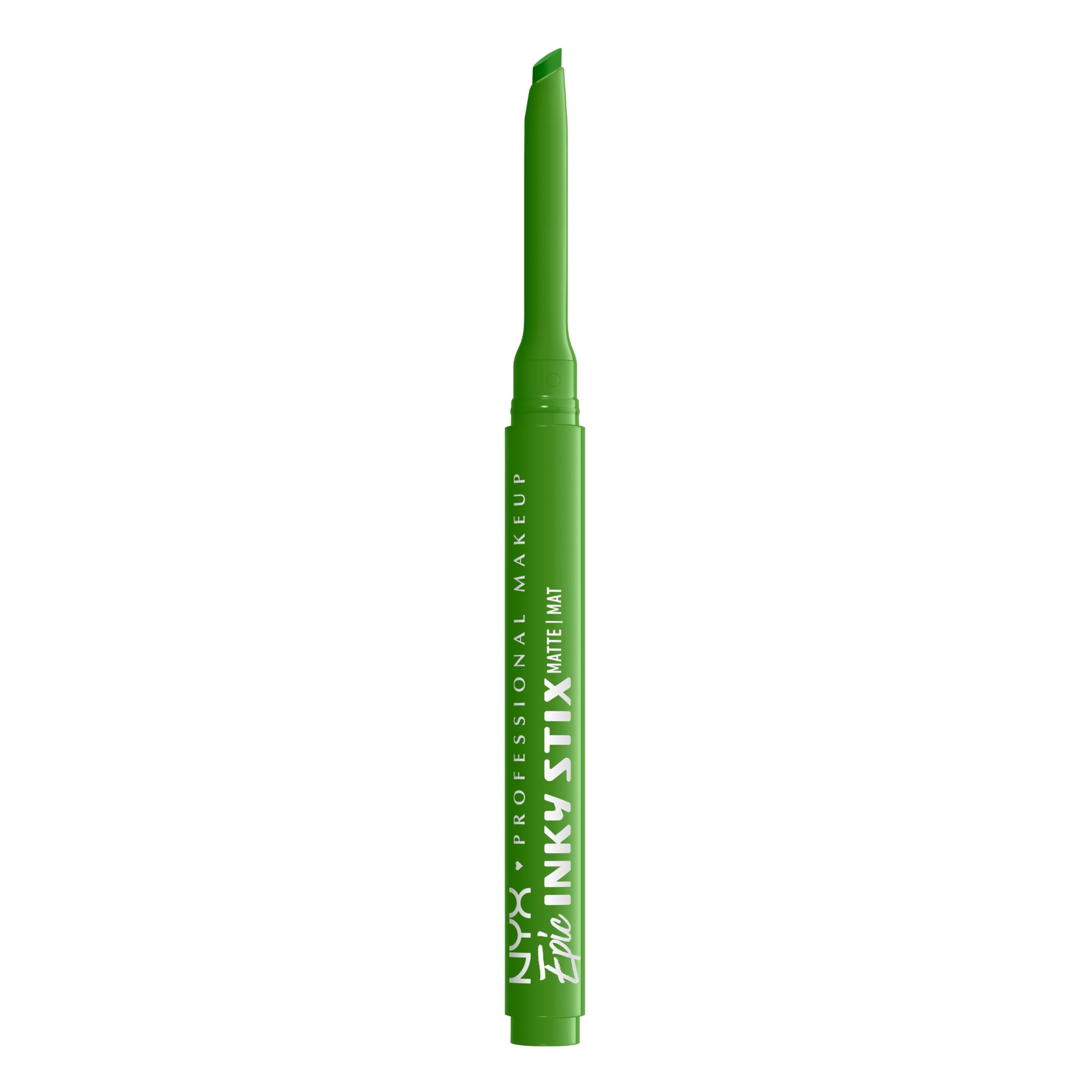 NYX Professional Makeup Epic Eyeliner, Inky Stix, Cream Gel Eyeliner, lasts up to 24 hours, Waterproof, Precise Slanted Tip, Long Lasting & Easy Application, Shade: On-Lime