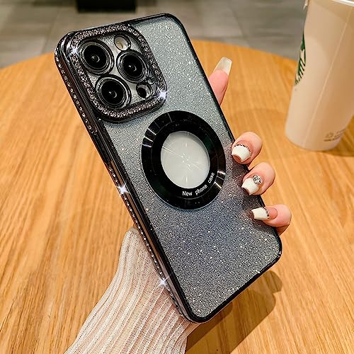 Coques à paillettes dégradées iPhone 11 à 14 Pro Max protection antichoc