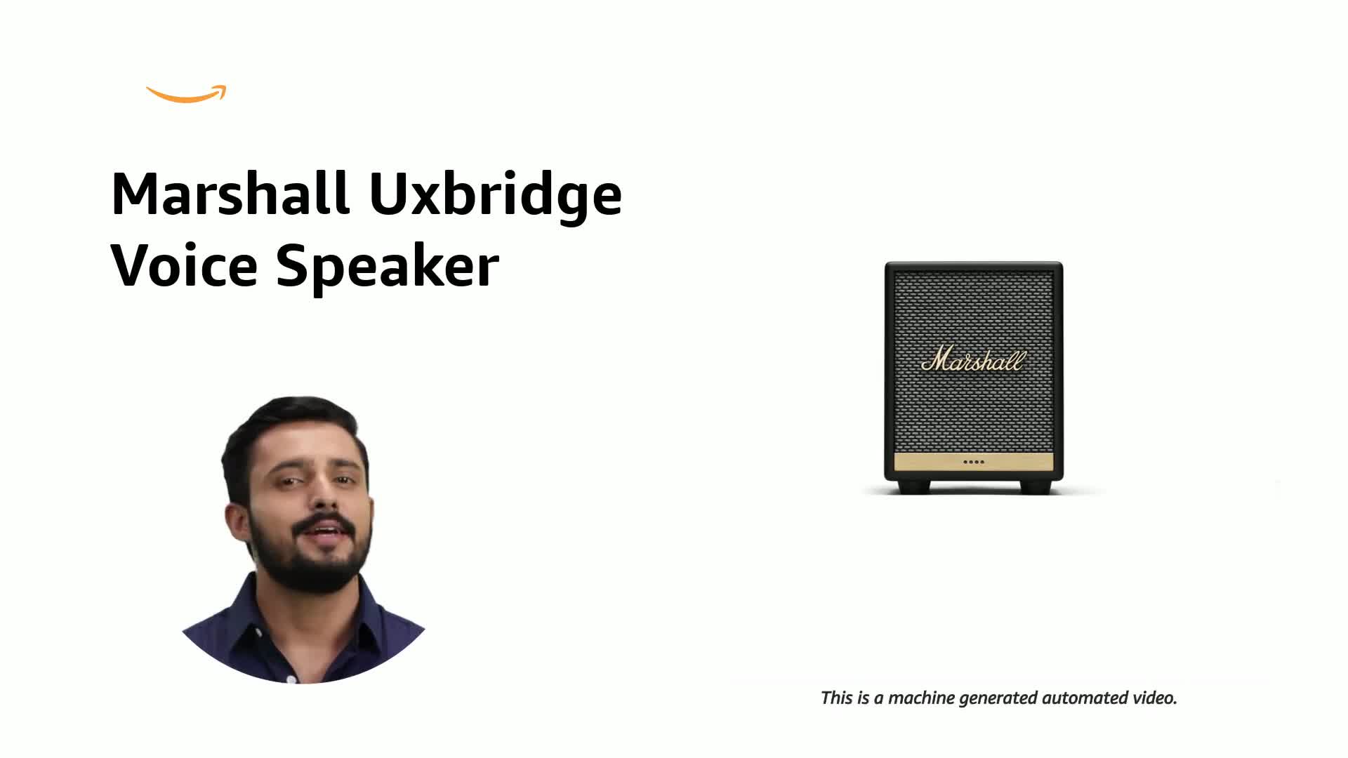 Marshall Uxbridge Home Voice Speaker with Amazon Alexa Built-in