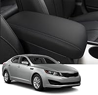 Vista 1 de Blazeray para Kia Optima 2016-2020 Funda para el reposabrazos de la consola central, de piel, antiarañazos, impermeable, protector de reposabrazos