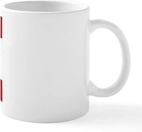 Miniatura 2 de CafePress Taza de café de cerámica con bandera libanesa de 11 oz (11.0 fl oz)