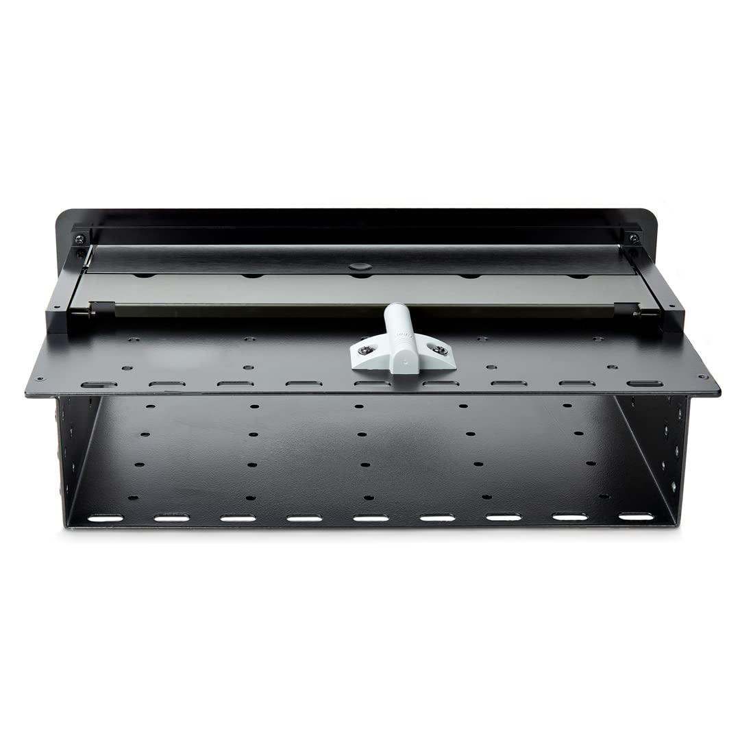 StarTech.com Box a doppio Modulo per Connettività sala Riunioni con gestione Cavi - moduli di Alimentazioni , Ricarica , A/V e Dock per PC Portatili | Due moduli di connettivita personalizzabili, Ideale per sale conferenze
