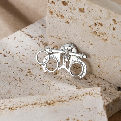 Image of Medical Optometrists Enamel Brooch Ophthalmology Vision Test Optometry Pin Jewelry for Doctor Nurse Backpack Lapel Badge