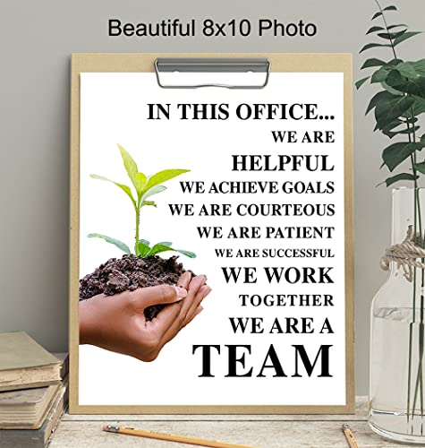 Yellowbird Art & Design Office Wall Decor - Motivational Wall Art Quote - 8X10 Inspirational Wall Art Poster - Unique Gift For Boss thumb #3