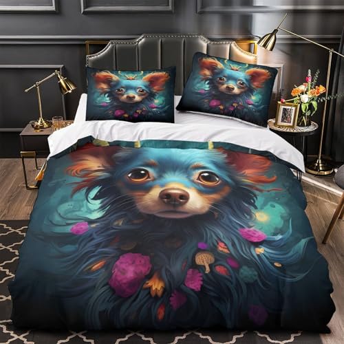 Parure housse de couette fée 3D super douce en microfibre de qualité supérieure