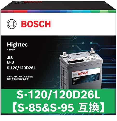 Amazon.co.jp: BOSCH (ボッシュ) 国産車バッテリー HT-S-120/120D26L