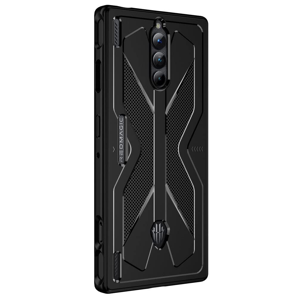 Case for ZTE nubia Red Magic 8 Pro Plus, Ultra Silm Cover [Slim-Fit] [Anti-Scratch] [Shock Absorption] for ZTE nubia Red Magic 8 Pro+ 5G (Black)