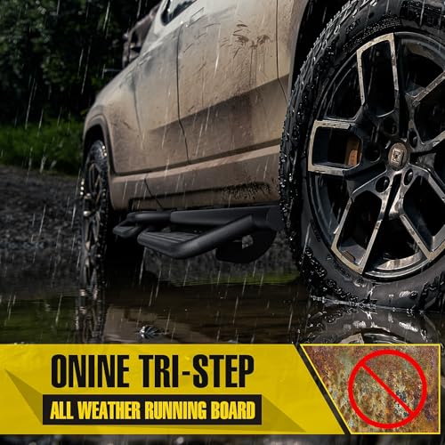 Image of ONINE Tri-Step Running Boards for Chevy Silverado GMC Sierra Crew Cab