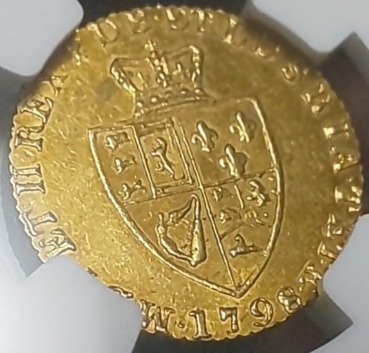【準最高鑑定】ジョージ3世 ハーフギニー金貨 イギリス アンティークコイン レア Amazon.co.jp: 準最高鑑定1798 ジョージ3世 ハーフギニー金貨