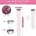 Hair Tinsel Clip in Tinsel Hair Extensions Light Pink Fairy Glitter Hair Tinsel Kit for Women Heat Resistant 21.5In 6Pcs Festival Hair Accessories for Party, Christmas, New Year, Halloween, Cosplay
