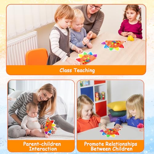 JoyLife Fidget Toys, Sensorik Spielzeug, Squeezable Farben Sortieren Spielzeuge, GelgefüLlte Sensorisches, Squeeze Spielzeuge Antistressspielzeug zum Quetschen und Kneten ADHS und Autismus Spielzeug