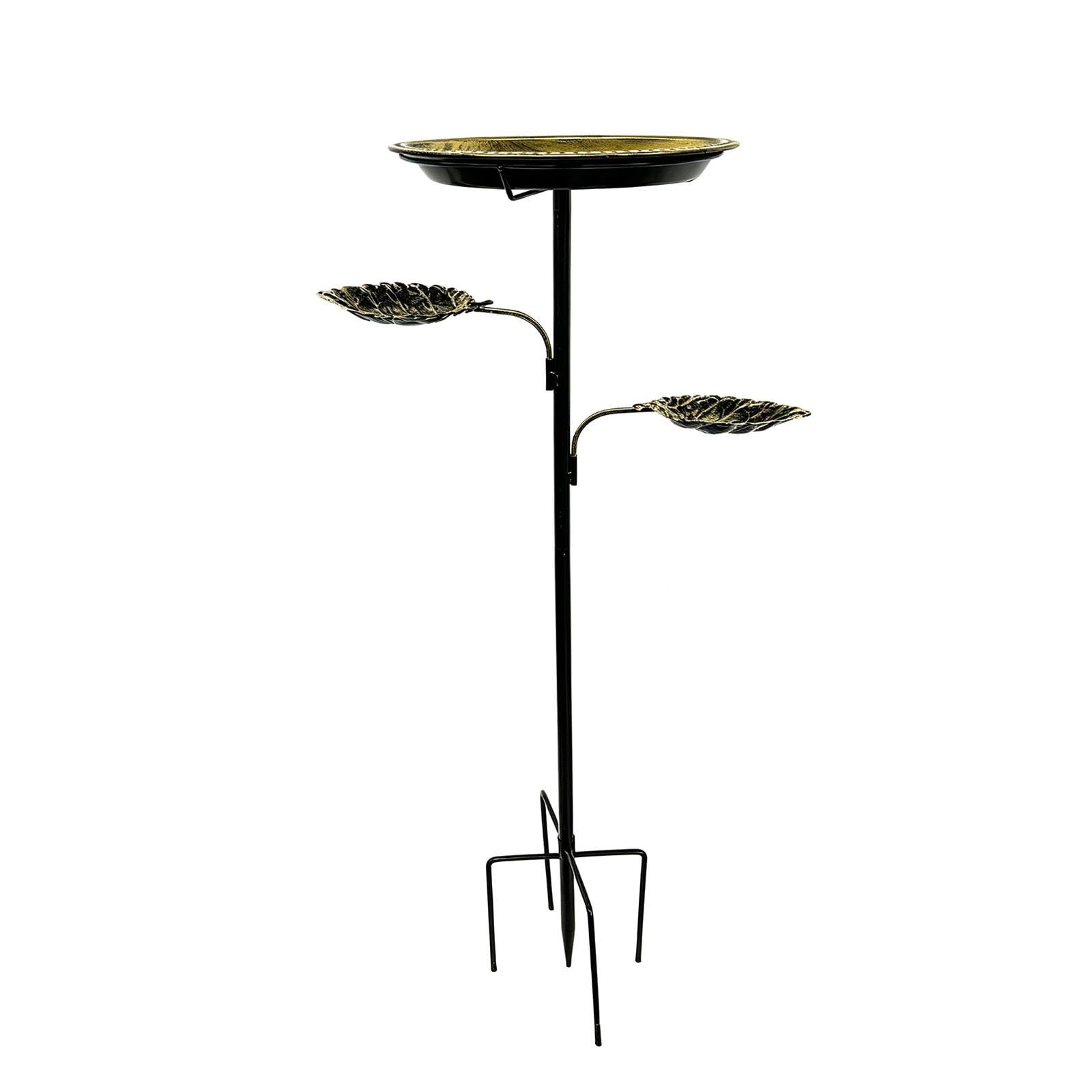 Set mangiatoie per Bagnetto per Uccelli da Esterno ispirate alla, realizzate in Robusto Ferro per Cortile, mangiatoia per Uccelli da Esterno da 93 cm