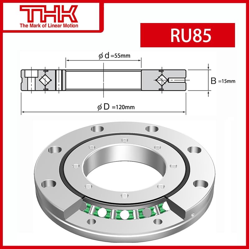 THK Cross Roller Ring Inner Ring Rotation RU 85 RU85 RU85UUCC0 RU85UUC0