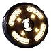 Produktbild JXWANG Beleuchtung Sonnenschirm,Warm Weiß 3 Helligkeitsmodi 24 LED-Lichter, 4 X AA-Batterien Betrieben, Sonnenschirmbeleuchtung-Licht, Campingzelte Oder Außenbereich,WarmWhite