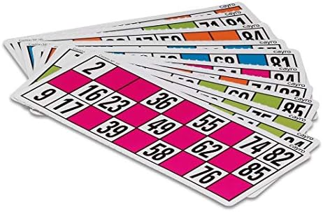 Cayro – Pack De 48 Cartes De Bingo Traditionnel, Jeu Familial Pour Enfants Et Adultes, Idéal Pour Réunions
