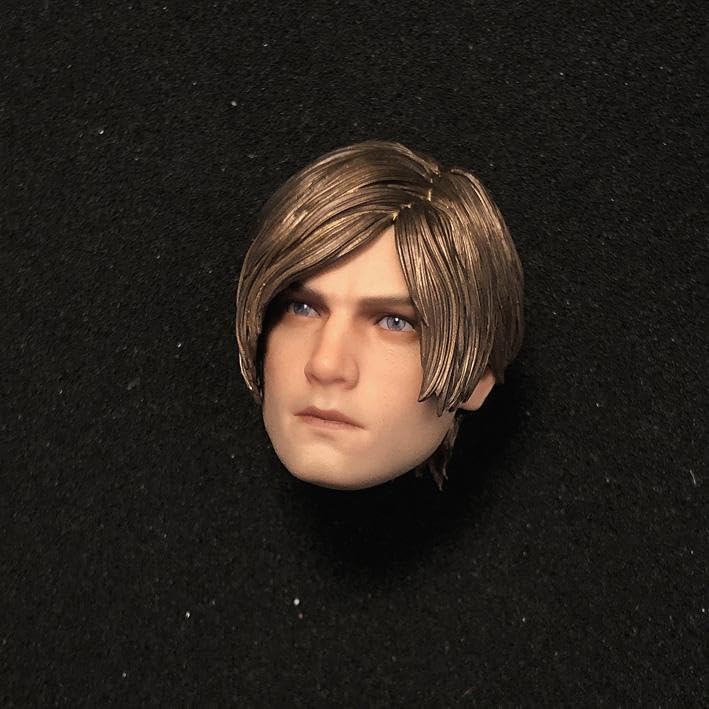 1/6 眼球可動 男性 ヘッド 歯くいしばり バイオハザード レオン フィギュア Amazon | 16 眼球可動 男性 ヘッド バイオハザード レオン フィギュア