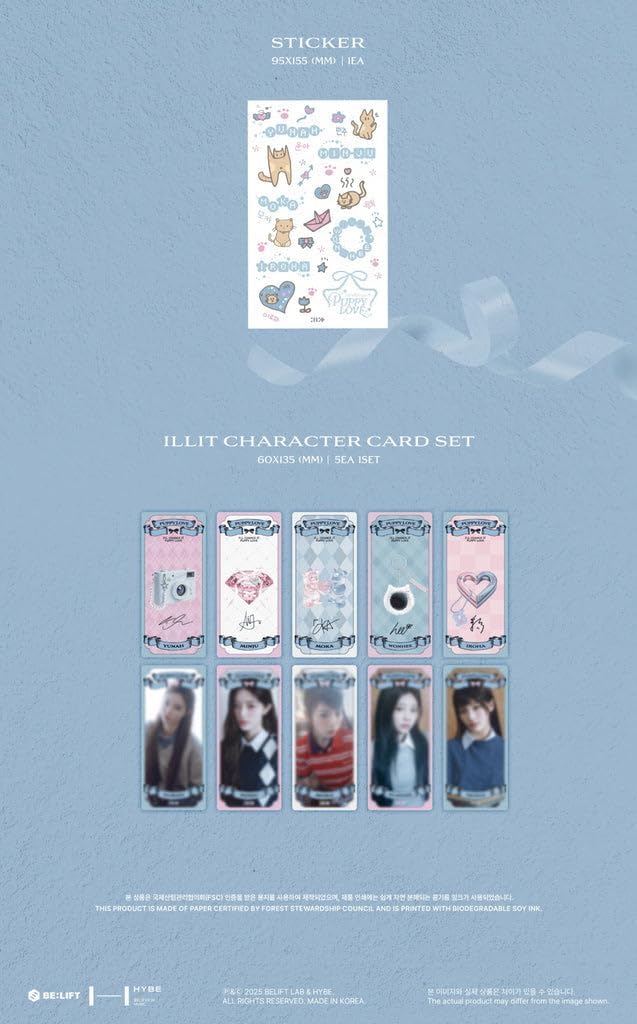 Livre photo officiel WEVERSE POB ILLIT I'LL CHANGE IT Puppy Love