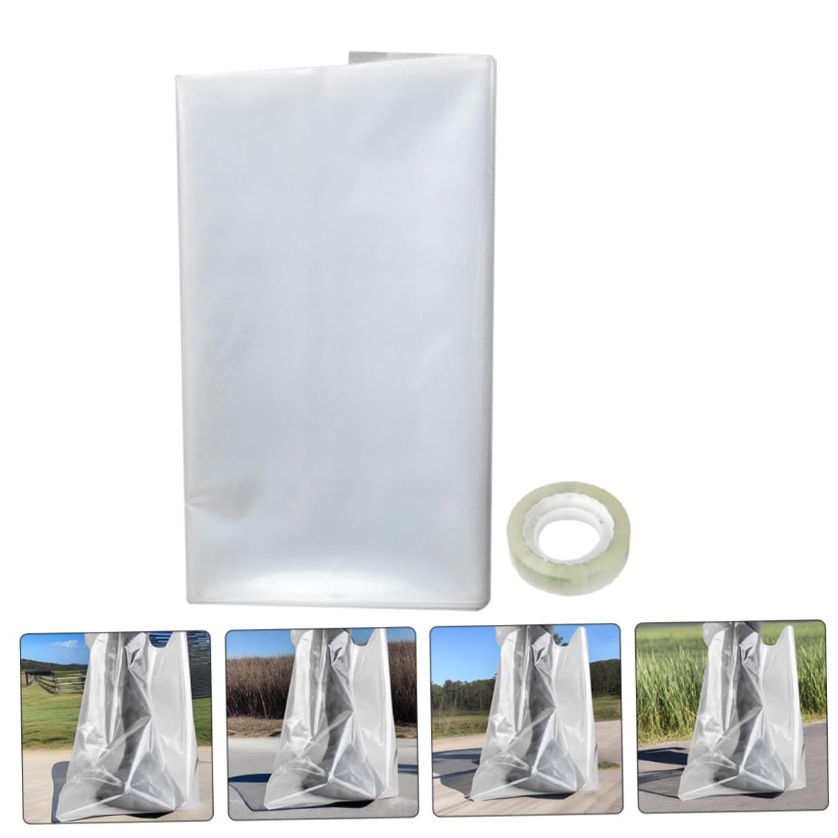 ibasenice 5 Juegos Bolsas de Cuidado de Pezuñas para Caballos y Bolsa de Remojo de Duradero Resistente y Práctica para Cuidado Equino Color Leche Kit Versátil para Remojo y Protección