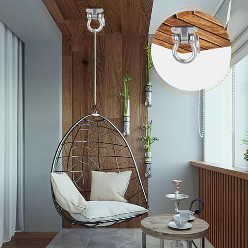 Awroutdoor Deckenhaken Schaukel, Schaukelhaken, aufhängung Haken mit Schraube für Beton Holz