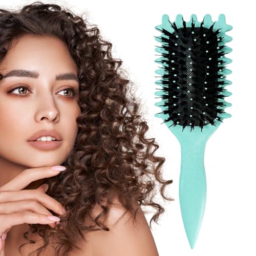 KVV Curl Define Escova para cabelos cacheados, reduz puxar, modelar e definir cachos com garras, esc