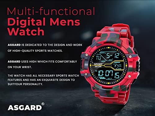 Image of ASGARD Multi Functional Sports Digital Dial Men's Watch