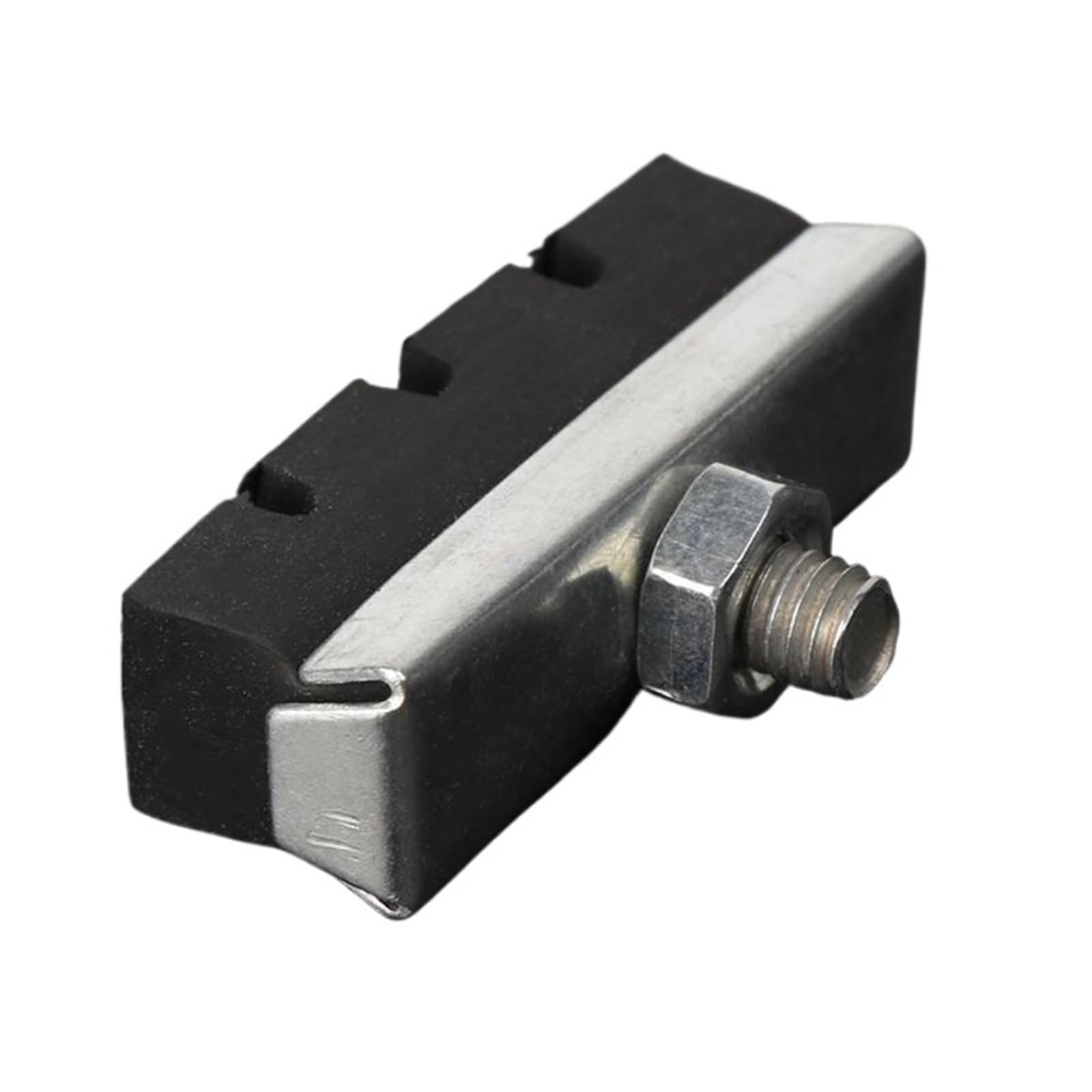 Pastillas de freno bicicleta Zapatas goma en V Bloques negros Accesorios duraderos for bicicletas carretera for mayor seguridad(16pcs)