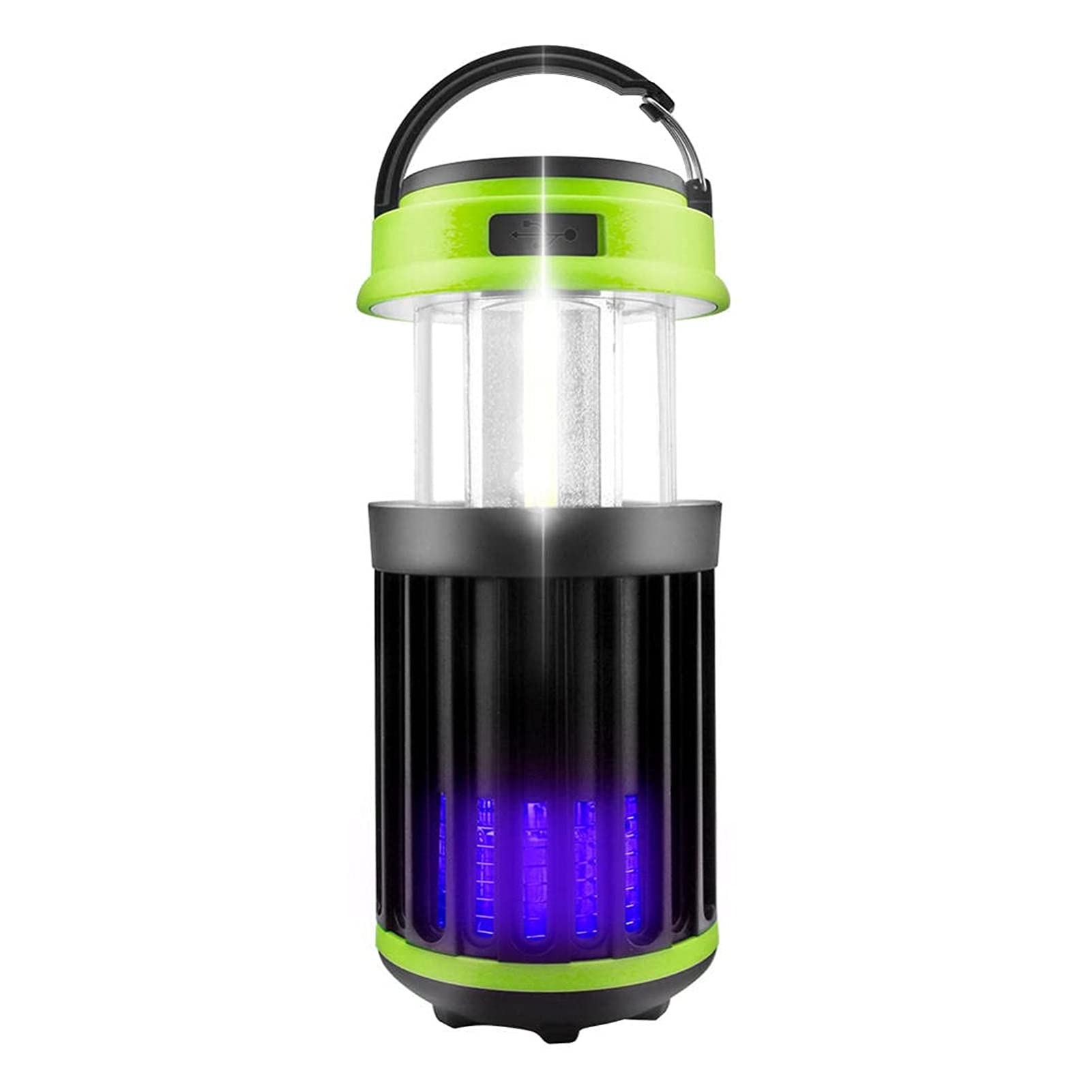 TEmkin Lampada Solare elettrica antizanzare a LED Lampada Repellente per zanzare silenziosa per Esterni Illuminazione Ricaricabile per zanzare Antizanzare a Doppio Scopo Repellente per Insetti (A)