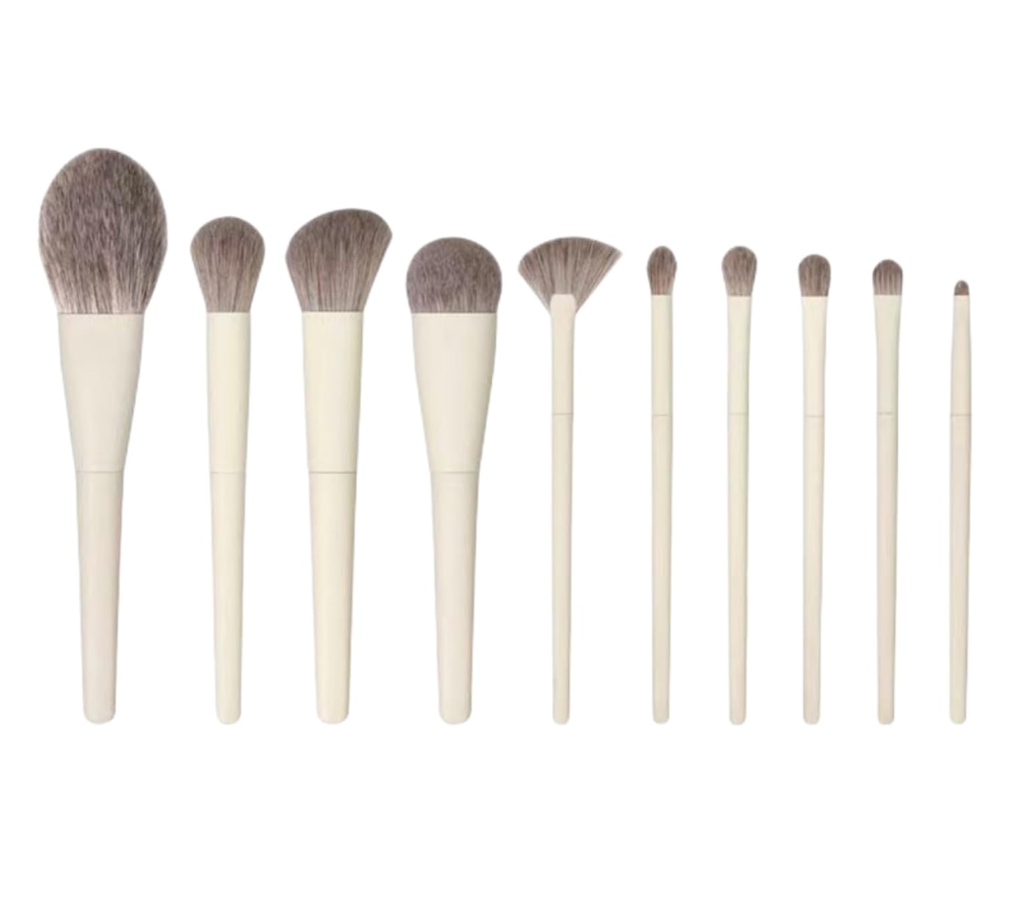 Dhjrefhhd 10Pcs Makeup Brush Set Professional Face Foundation Concealer Powder Blush Eyeshadow Brush Set For Foundation Blush Concealer Eyeshadow