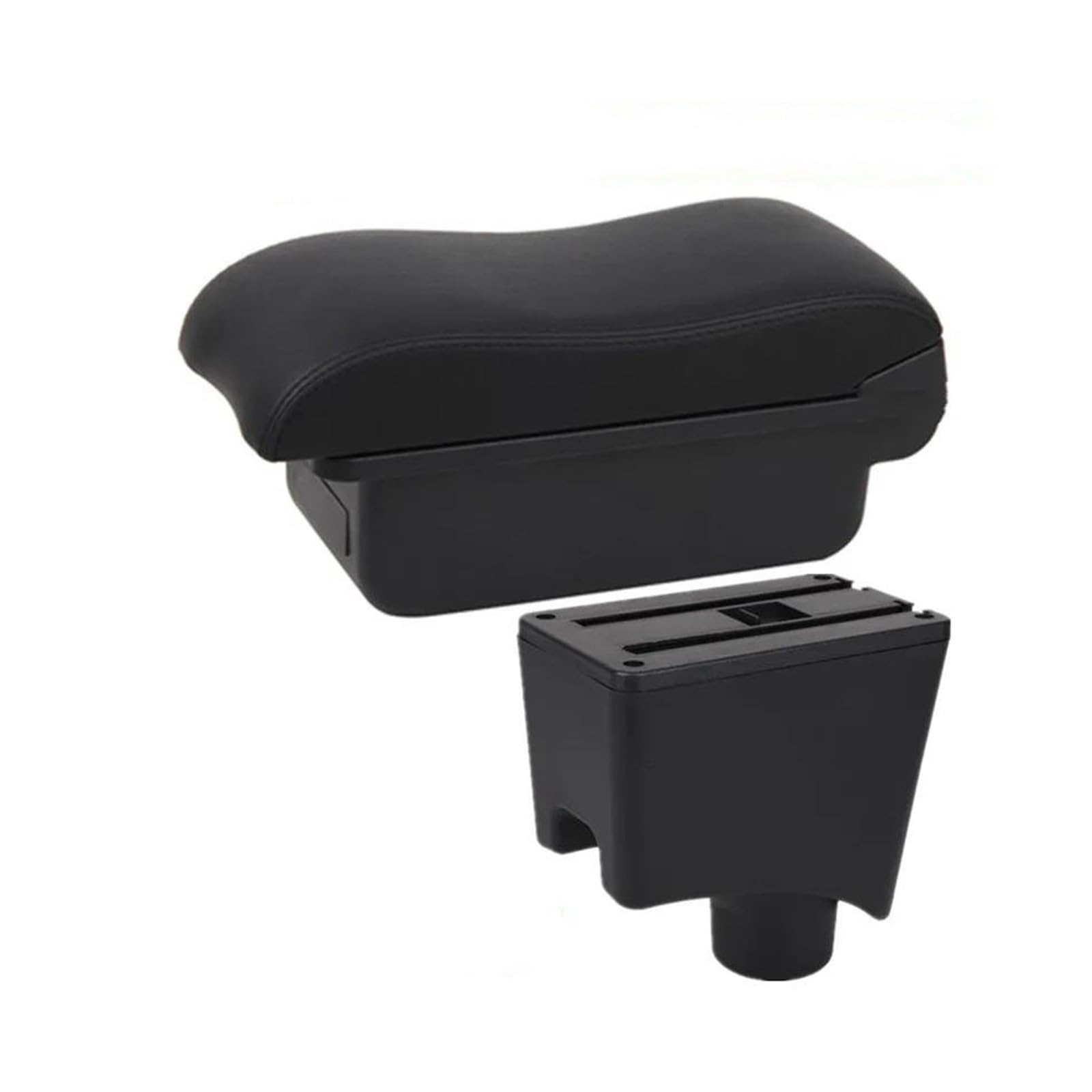 OOPUHKSY Car Accessories Armrest Box For Lada For LARGUS Storage Box(A2 black line No USB)