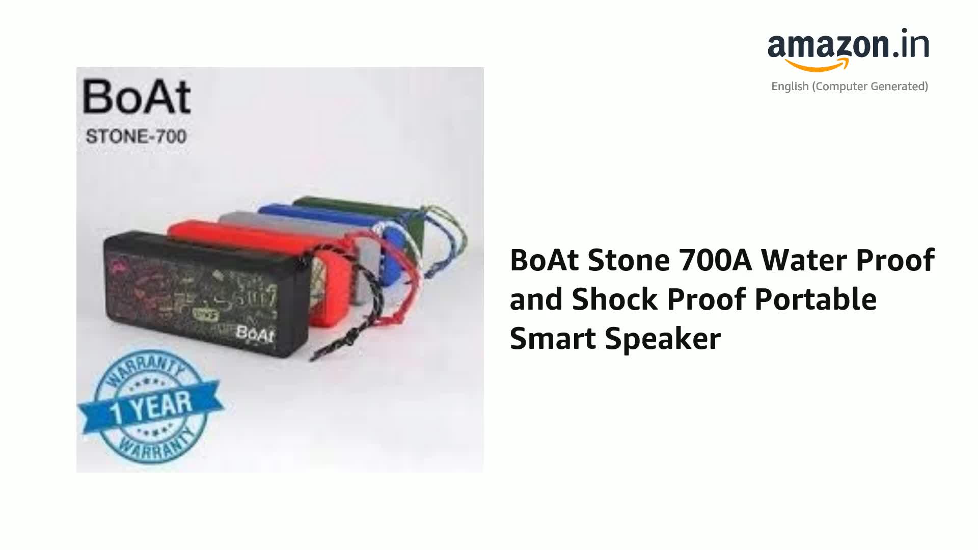 boAt Stone 700A Water Proof and Shock 