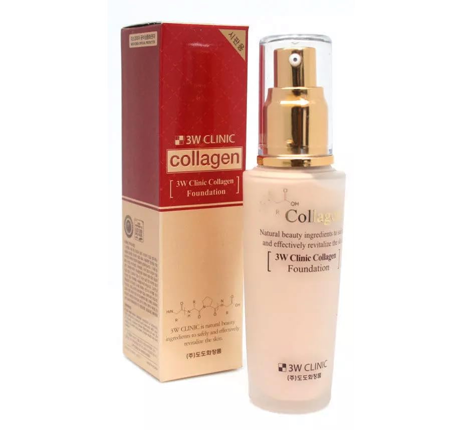 Amazon.com : [3w Clinic] Collagen Foundation 50ml/ Perfect Cover
