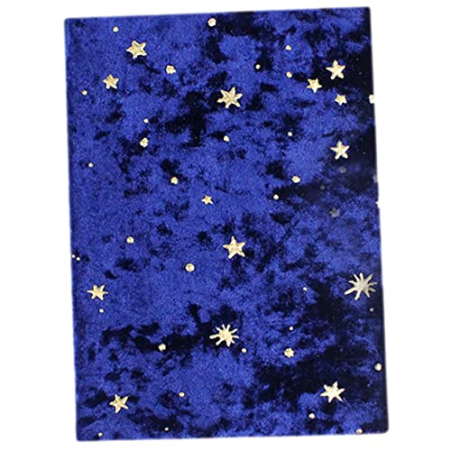 DOITOOL Star and Book Cover Sleeve Handmade Fabric Protector for A5 Notebooks Journals and Diaries for Book Lovers and Students