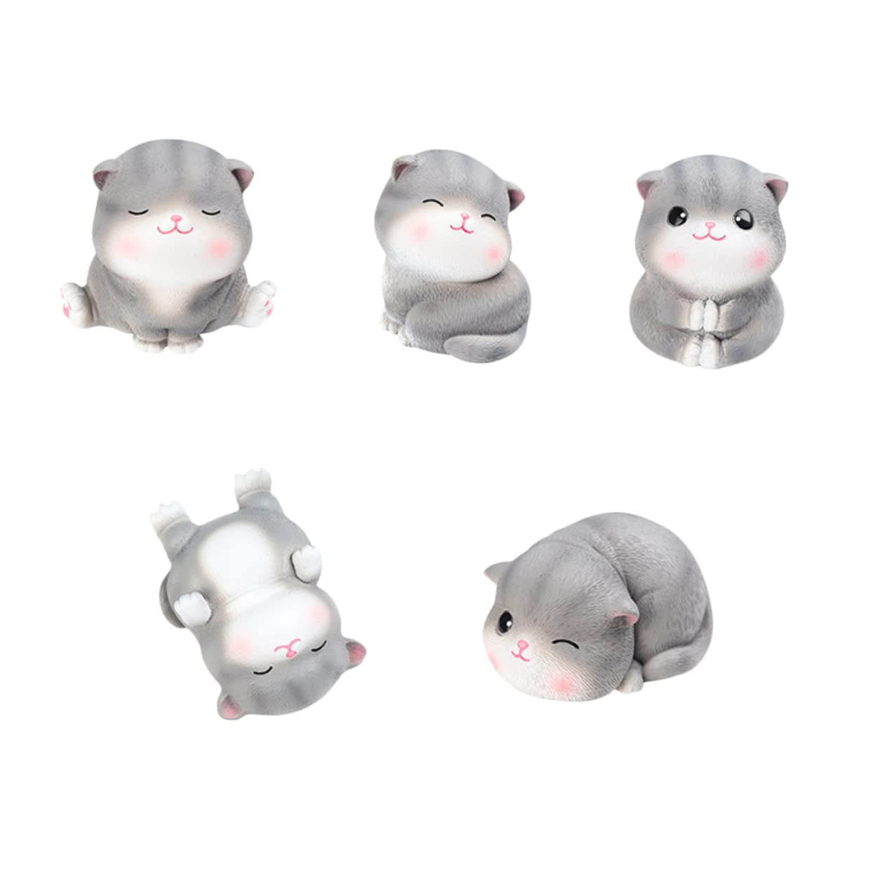 Décorations résine chatons : le coffret d'adornements mignons idéal pour offrir aux filles