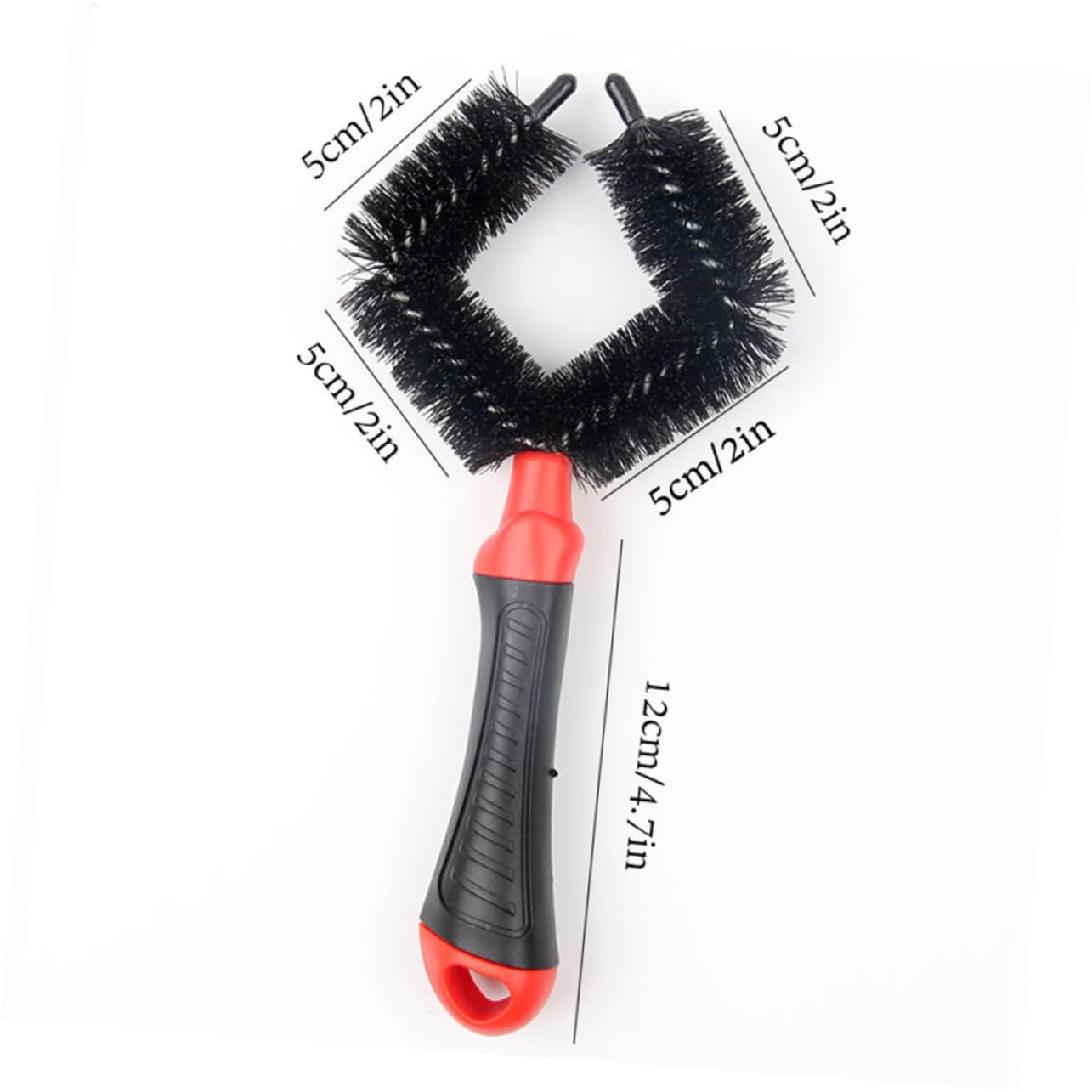 GOOHOCHY Material Bike Chain Brush Comfortable Handle 3 in 1 Bike Chain Wash for Travel