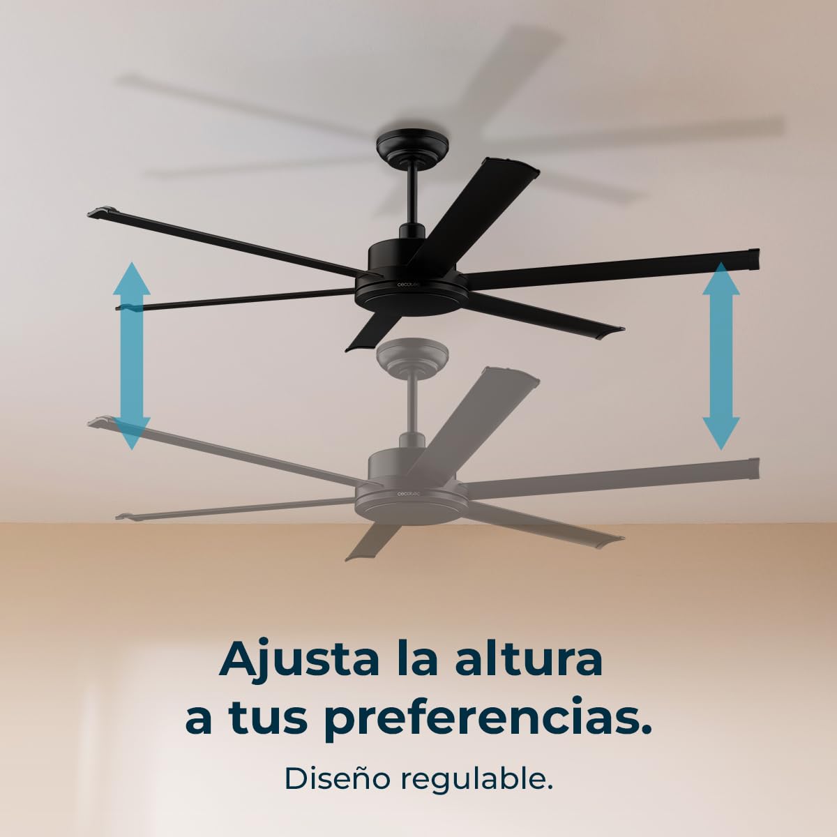 Cecotec Ventilador de Techo EnergySilence Aero 10000 Pro, Motor DC de 80W