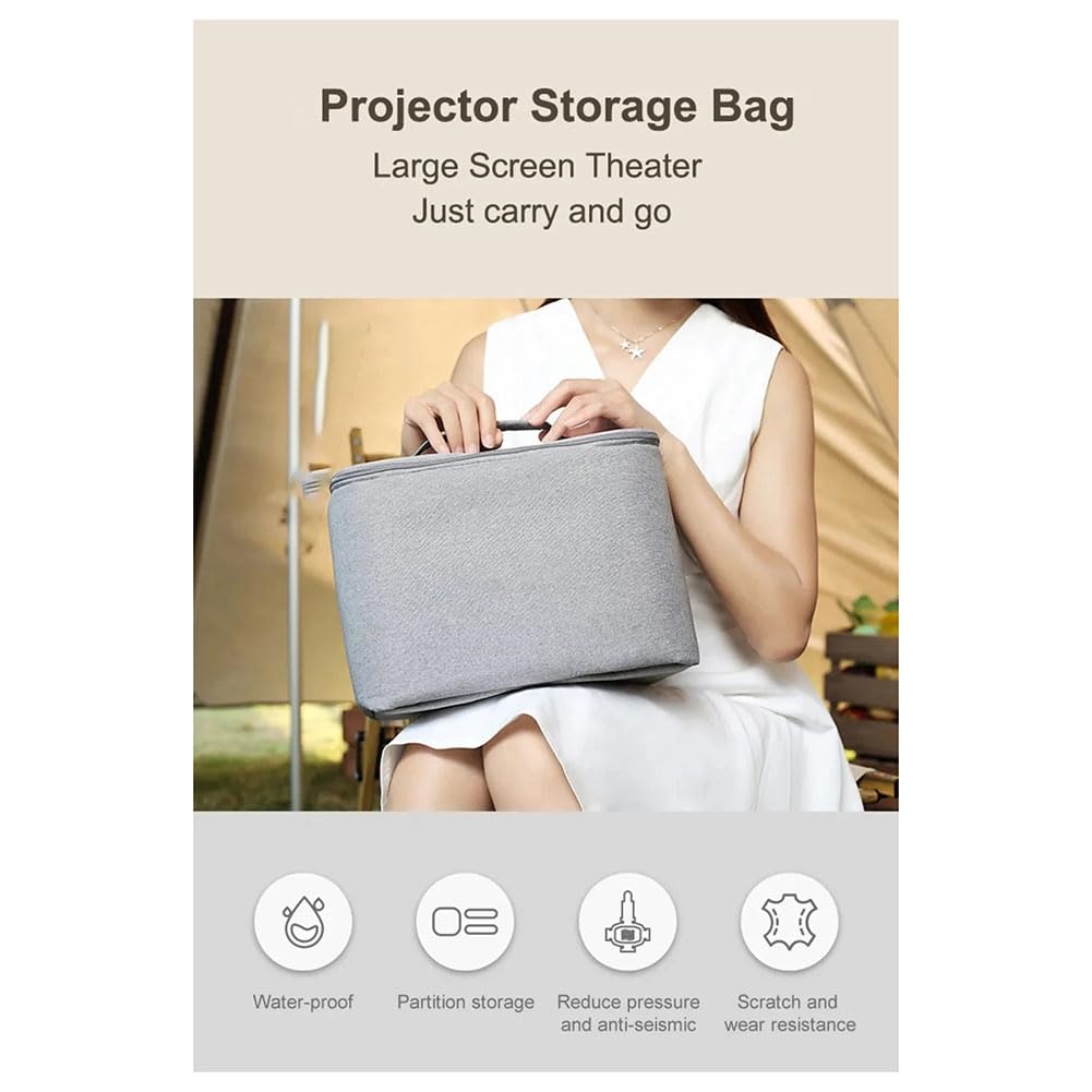 Para Bolsa para Proyector Estuche Protector de Almacenamiento Portátil Bolsa de Viaje para Proyector Bolsas de Almacenamiento Portátiles de Gran Capacidad