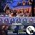 Christmas Lights Outdoor Decorations 218 LED 13.8ft Curtain Fairy Lights with 12 Drops, Clear Wire LED String Light Decor with 8 Modes for Wedding Party Holiday Christmas Home Indoor Outdoor Decor
