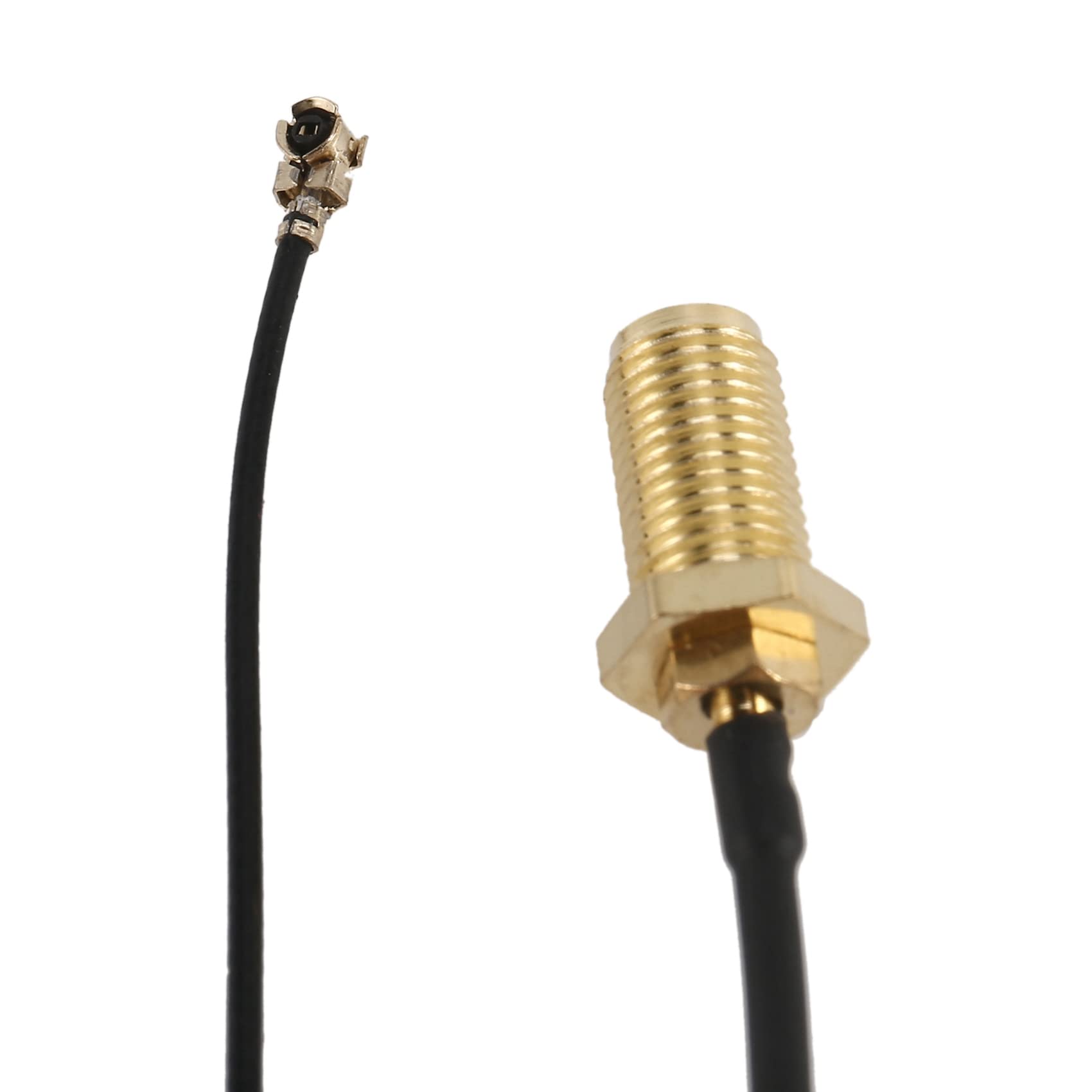 Lot de 50 connecteurs d'antenne WiFi Pigtail SMA vers IPX Rallonge 15 cm